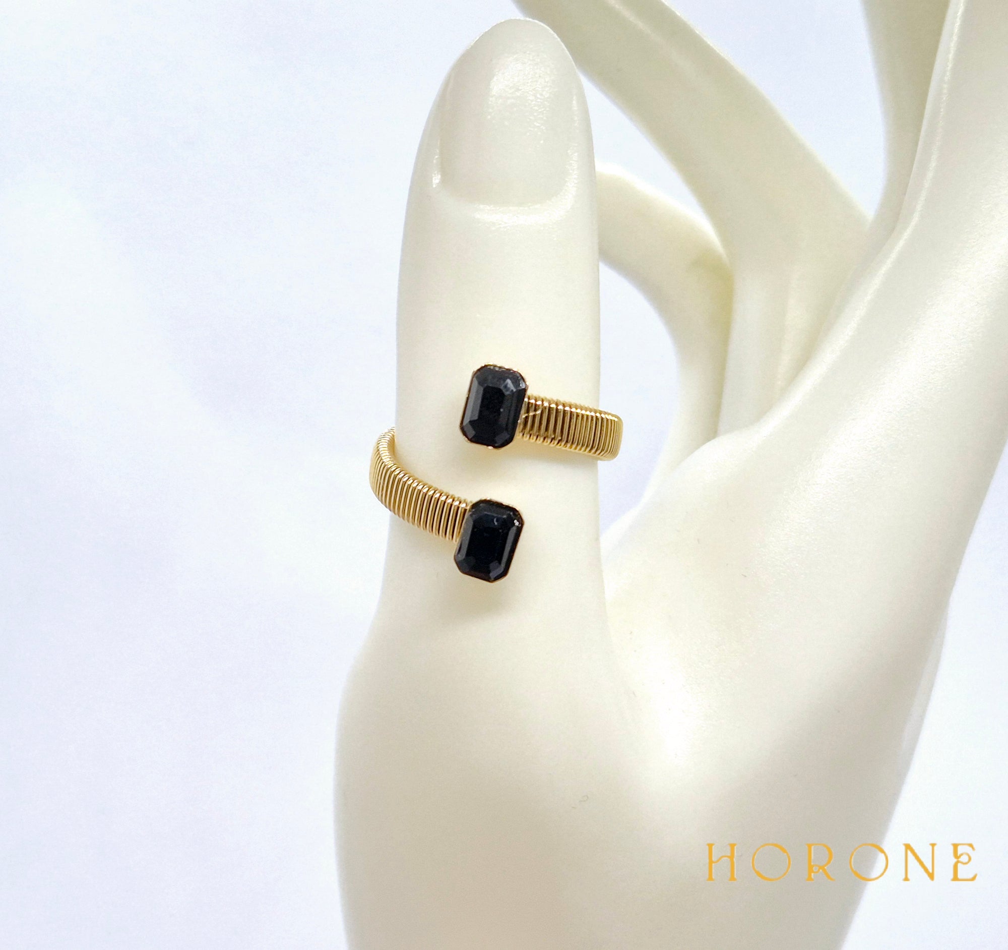 Bague "Aïssata" • Acier inoxydable doré