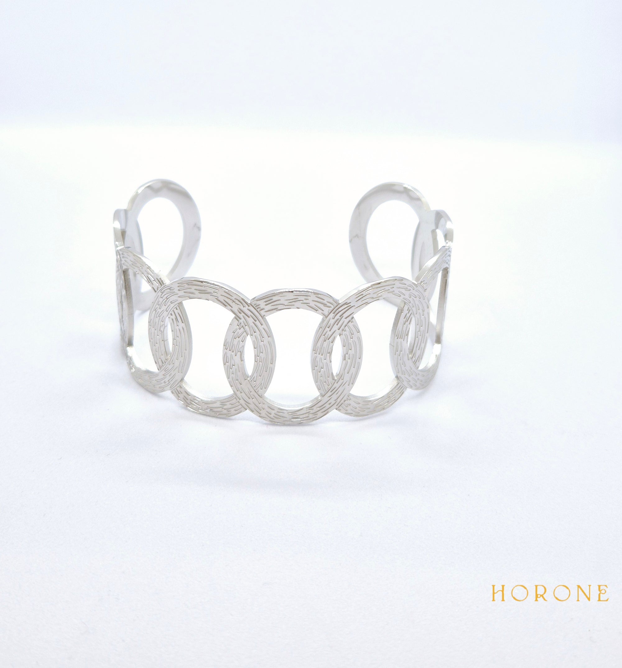 Bracelet "Binta" • Acier inoxydable argenté