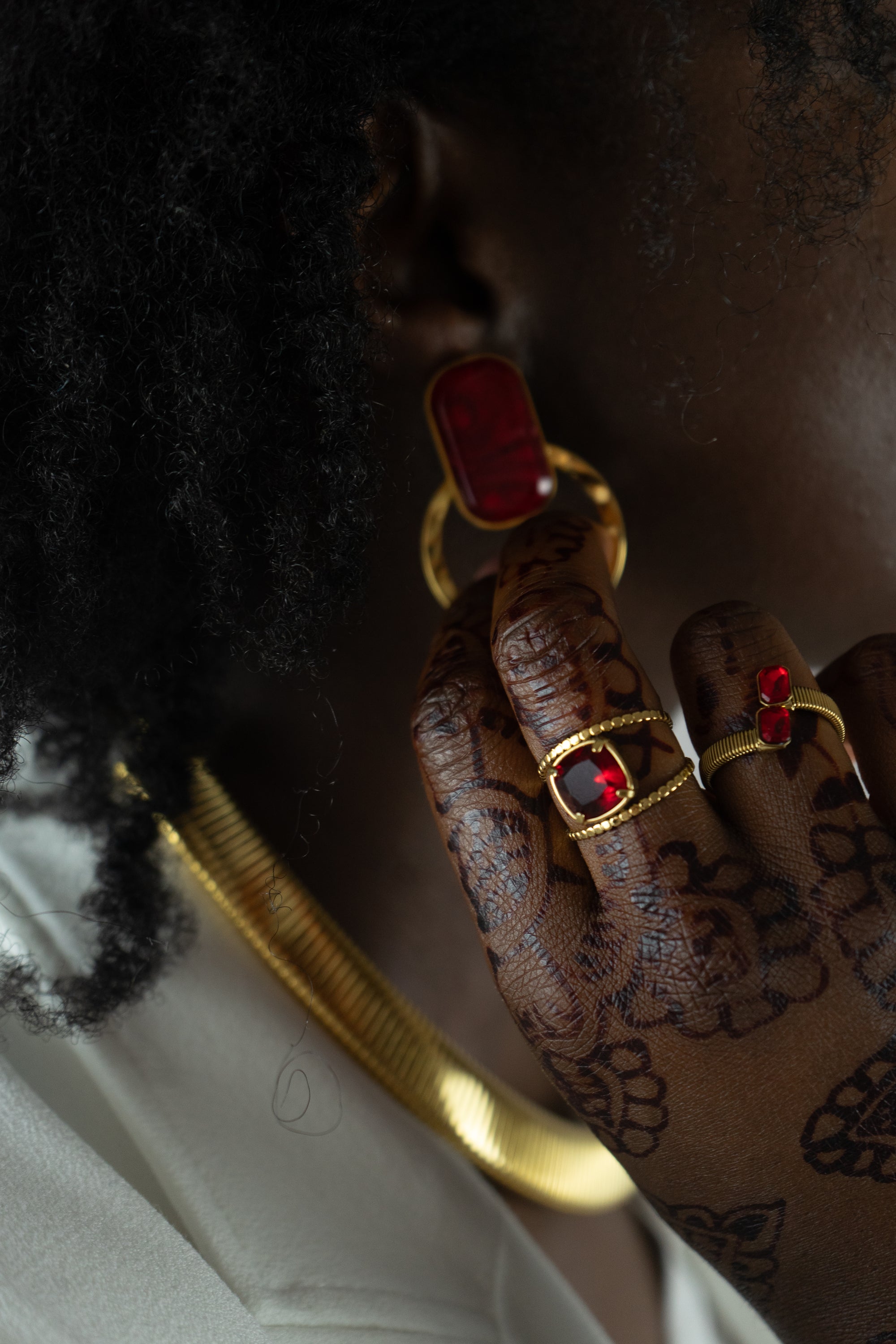 Bague "Emilie" • Acier inoxydable doré