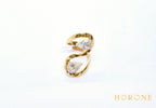 Bague "Rainha" • Acier inoxydable doré