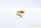 Bague "Aïssata" • Acier inoxydable doré