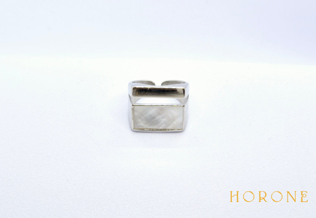 Bague "Bahiya" • Acier inoxydable argenté