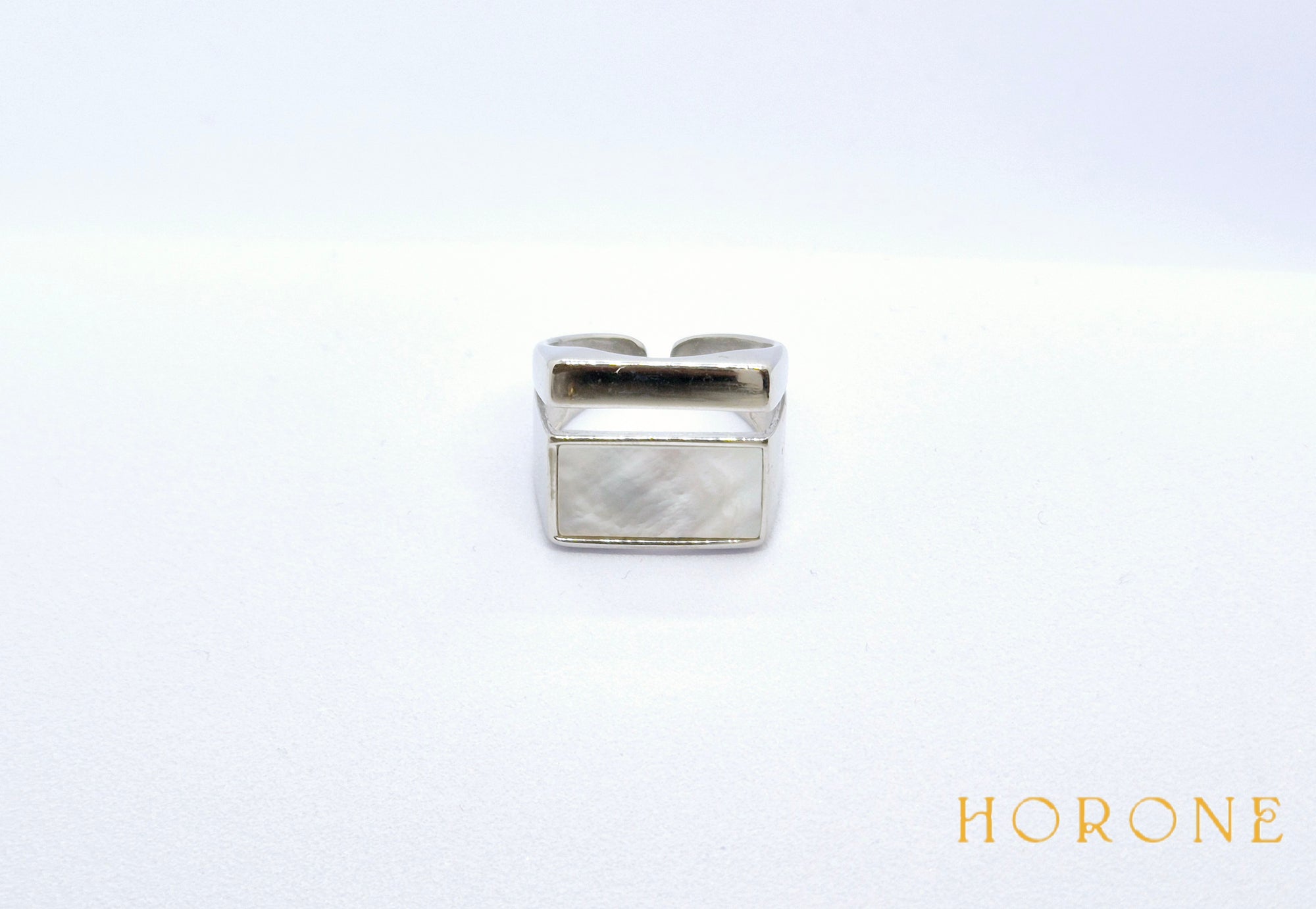 Bague "Bahiya" • Acier inoxydable argenté