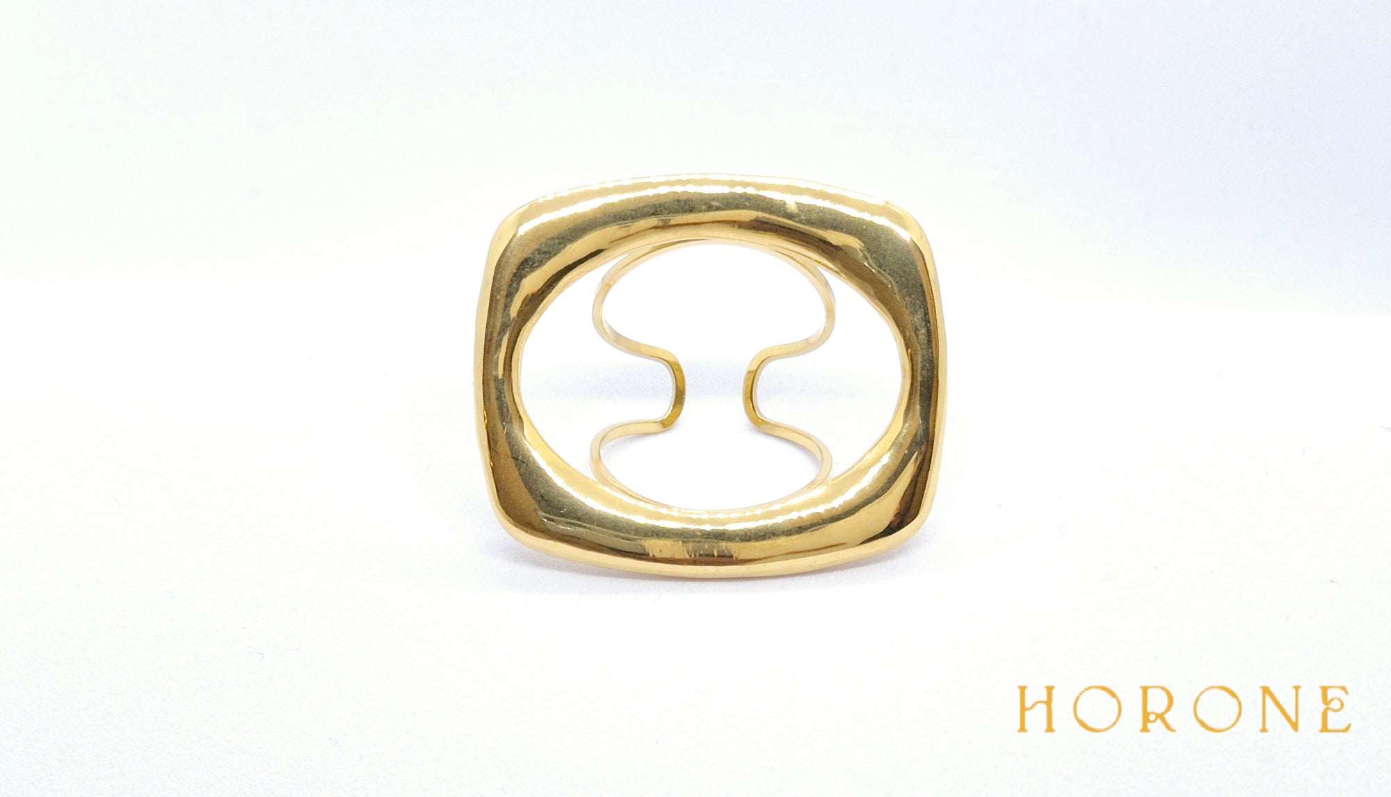 Bague "Rani" • Acier inoxydable doré