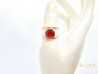 Bague "Emilie" • Acier inoxydable doré