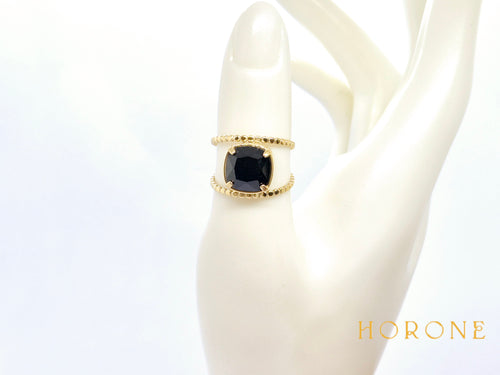 Bague "Emilie" • Acier inoxydable doré