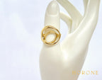 Bague "Sophie" • Acier inoxydable doré