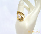 Bague "Anastasia" • Acier inoxydable doré
