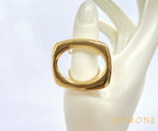 Bague "Rani" • Acier inoxydable doré