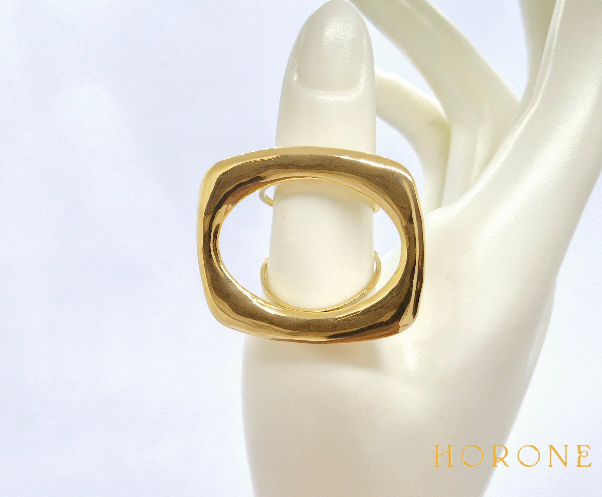 Bague "Rani" • Acier inoxydable doré
