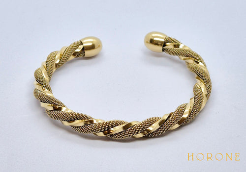 Bracelet "Mariam" • Acier inoxydable doré