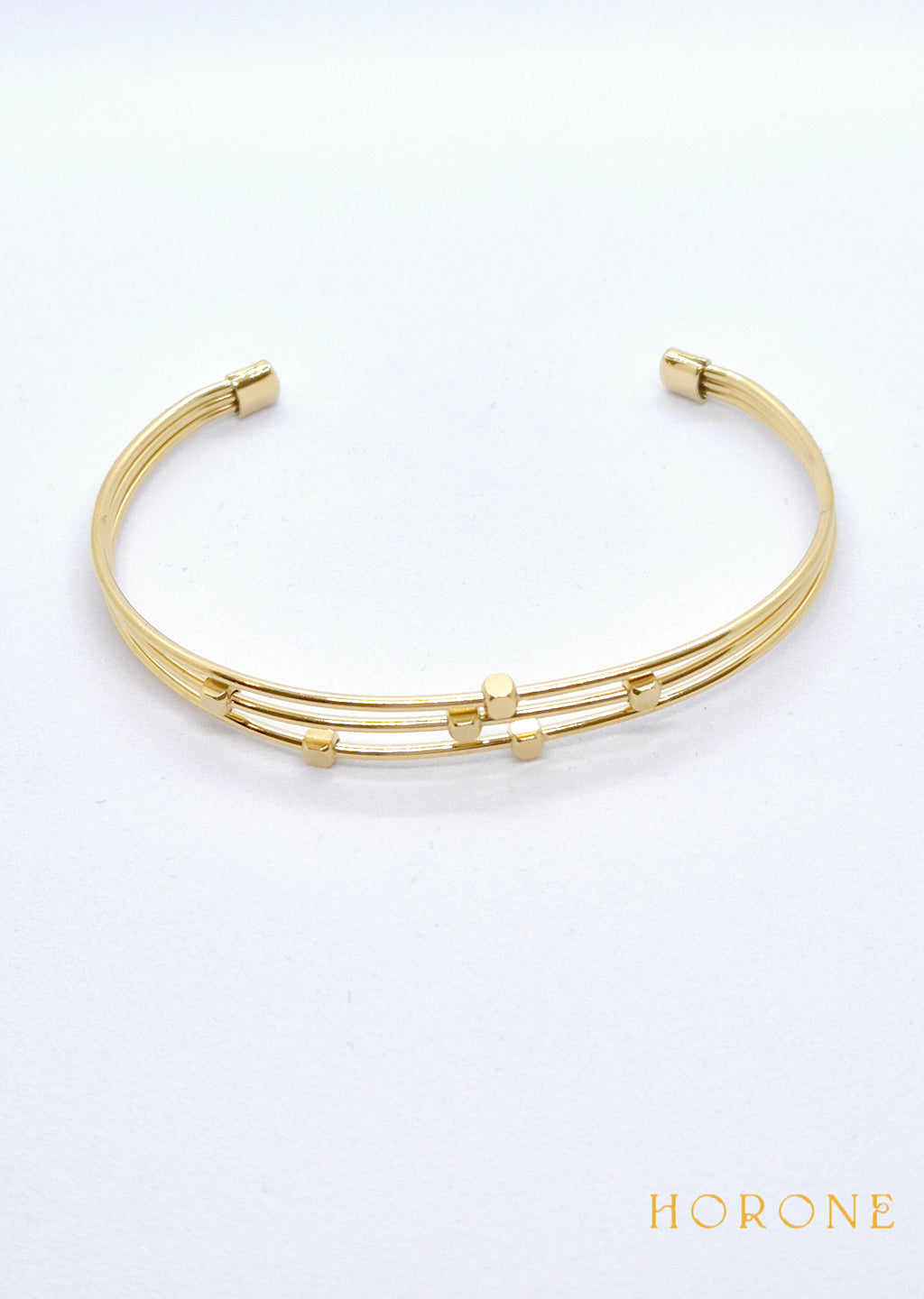 Bracelet "Anaïs" • Acier inoxydable doré
