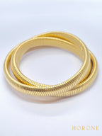 Bracelet "Hasna" • Acier inoxydable doré