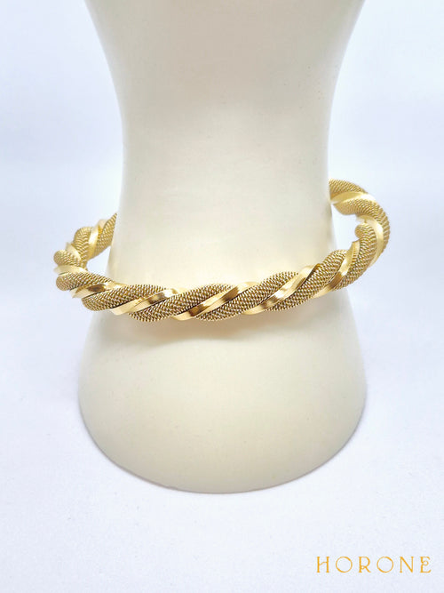 Bracelet "Mariam" • Acier inoxydable doré