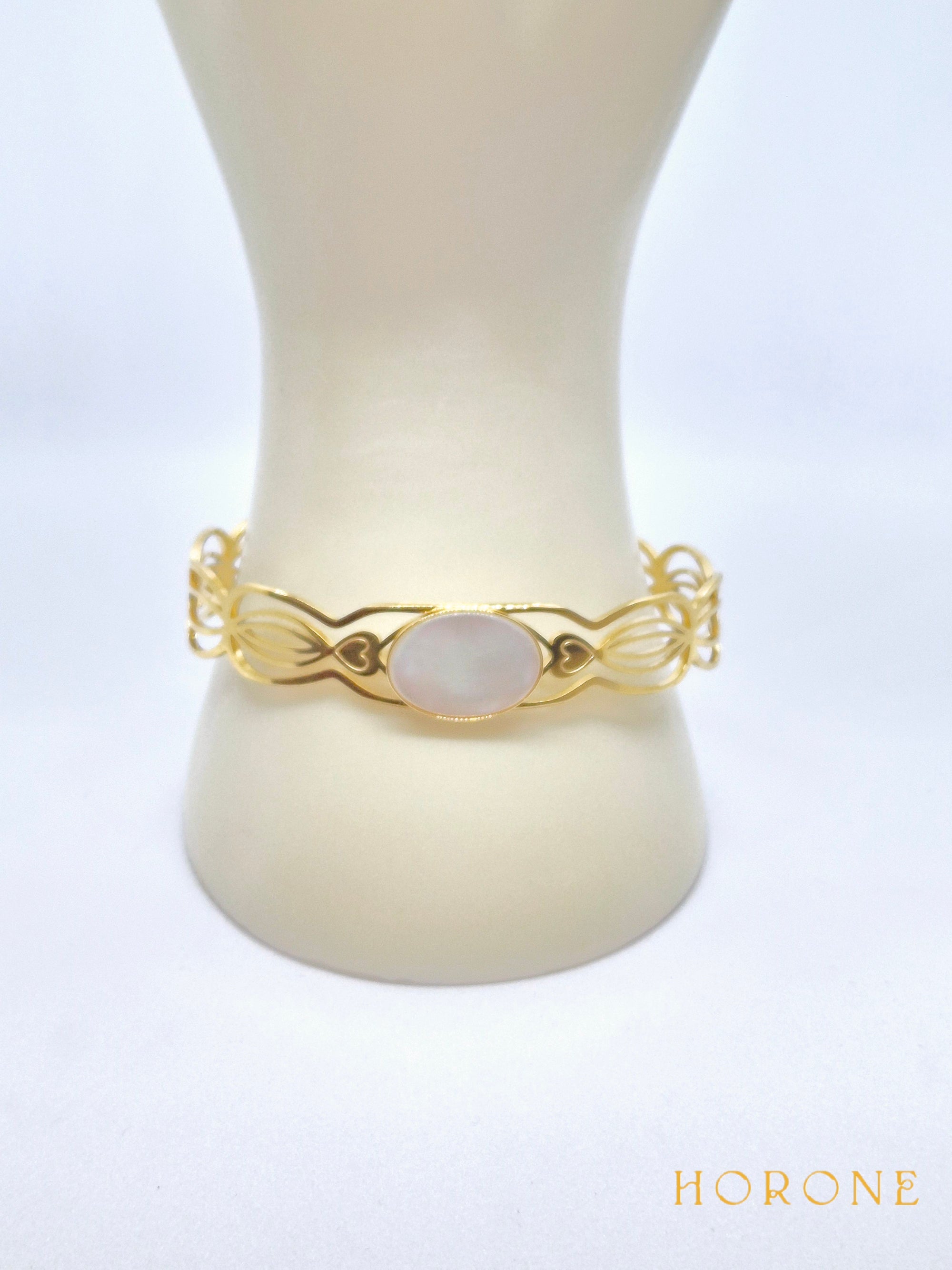 Bracelet "Tjilel" • Acier inoxydable doré