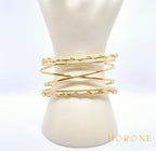 Bracelet "Morgane" • Acier inoxydable doré
