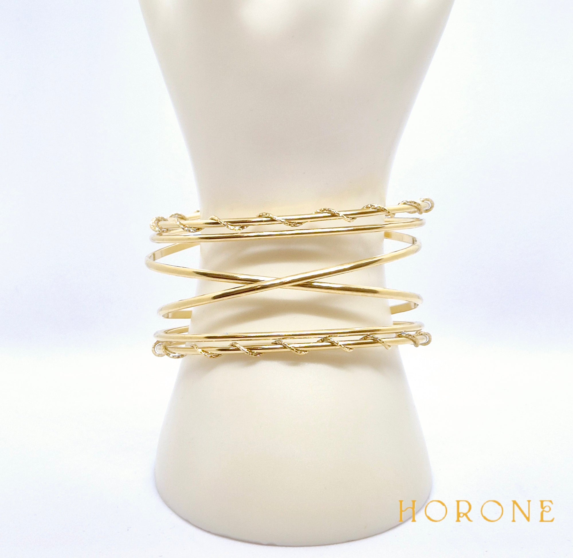Bracelet "Morgane" • Acier inoxydable doré