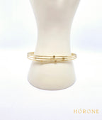 Bracelet "Anaïs" • Acier inoxydable doré