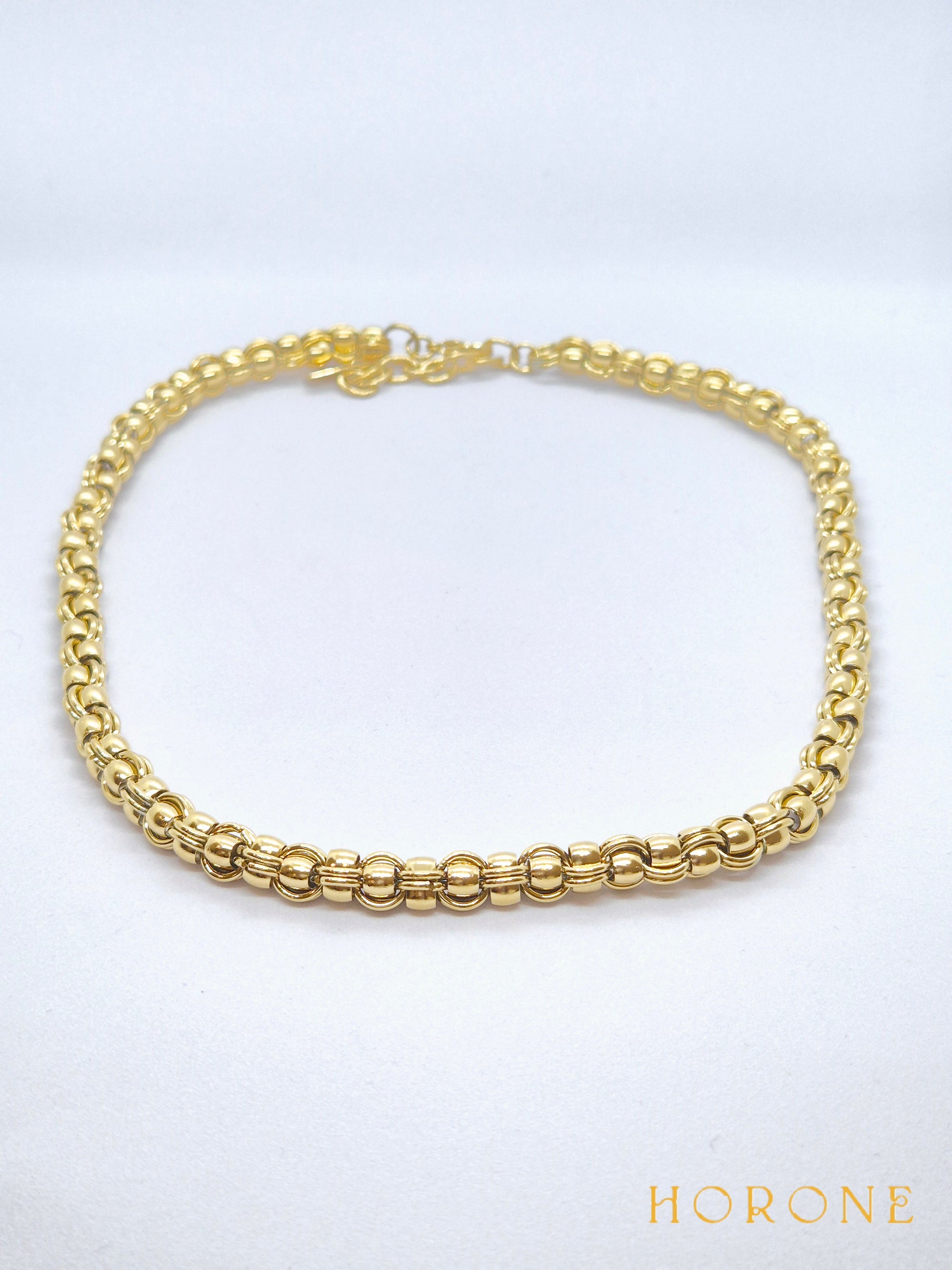 Collier "Ola" • Acier inoxydable doré