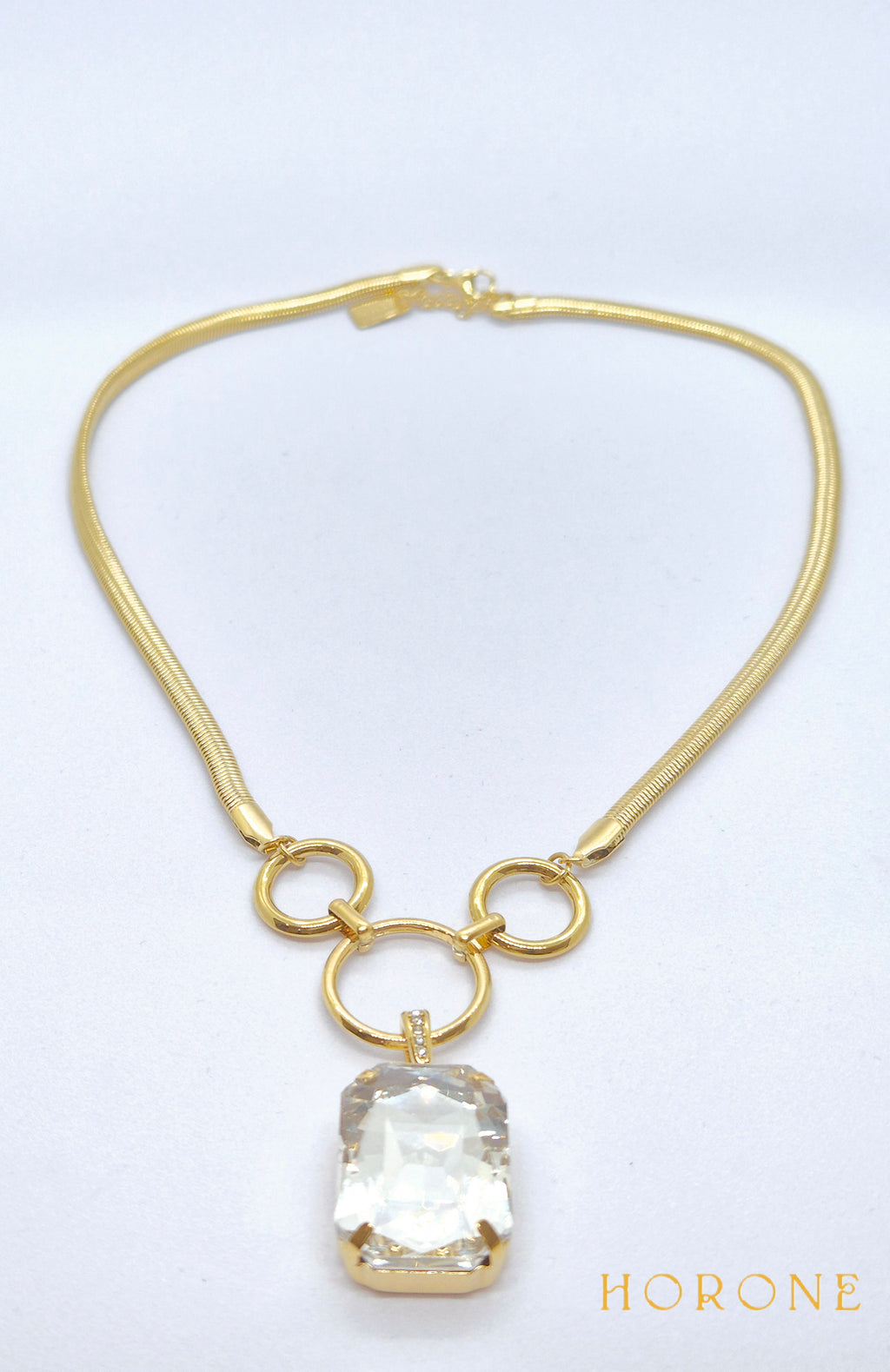 Collier "Aïssata" • Acier inoxydable doré