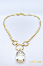 Collier "Aïssata" • Acier inoxydable doré