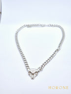 Collier "Sana" • Acier inoxydable doré/argenté