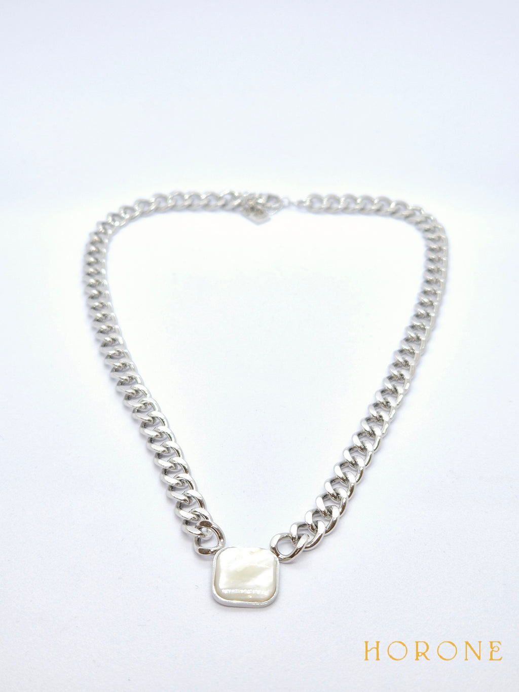 Collier "Bahiya" • Acier inoxydable argenté