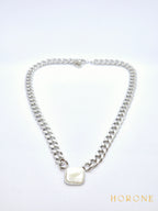 Collier "Bahiya" • Acier inoxydable argenté