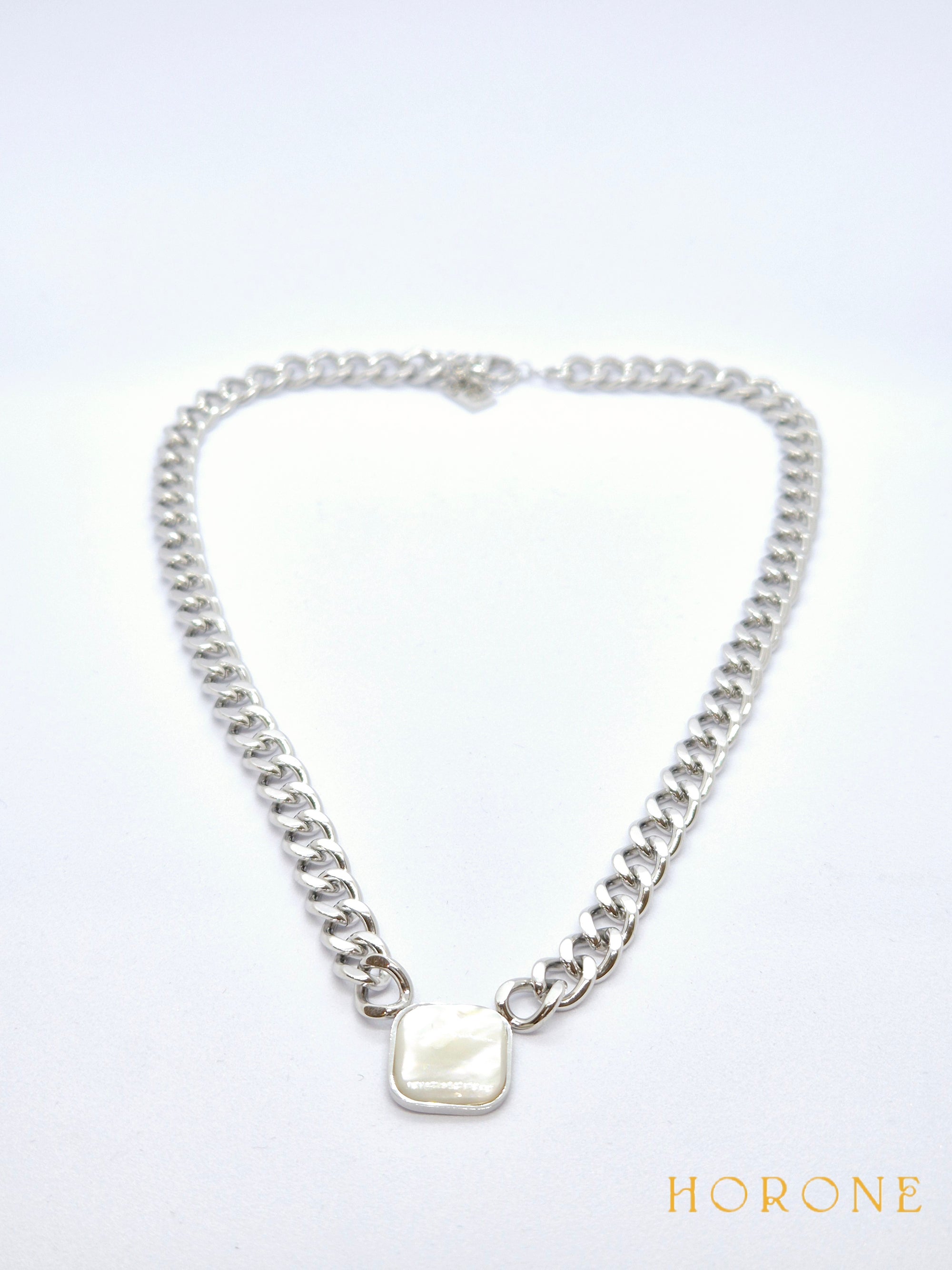 Collier "Bahiya" • Acier inoxydable argenté