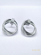 Boucles d'oreilles "Ayaba" • Acier inoxydable doré/argenté