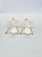 Boucles d'oreilles "Marwa" • Acier inoxydable doré