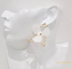 Boucles d'oreilles "Marwa" • Acier inoxydable doré