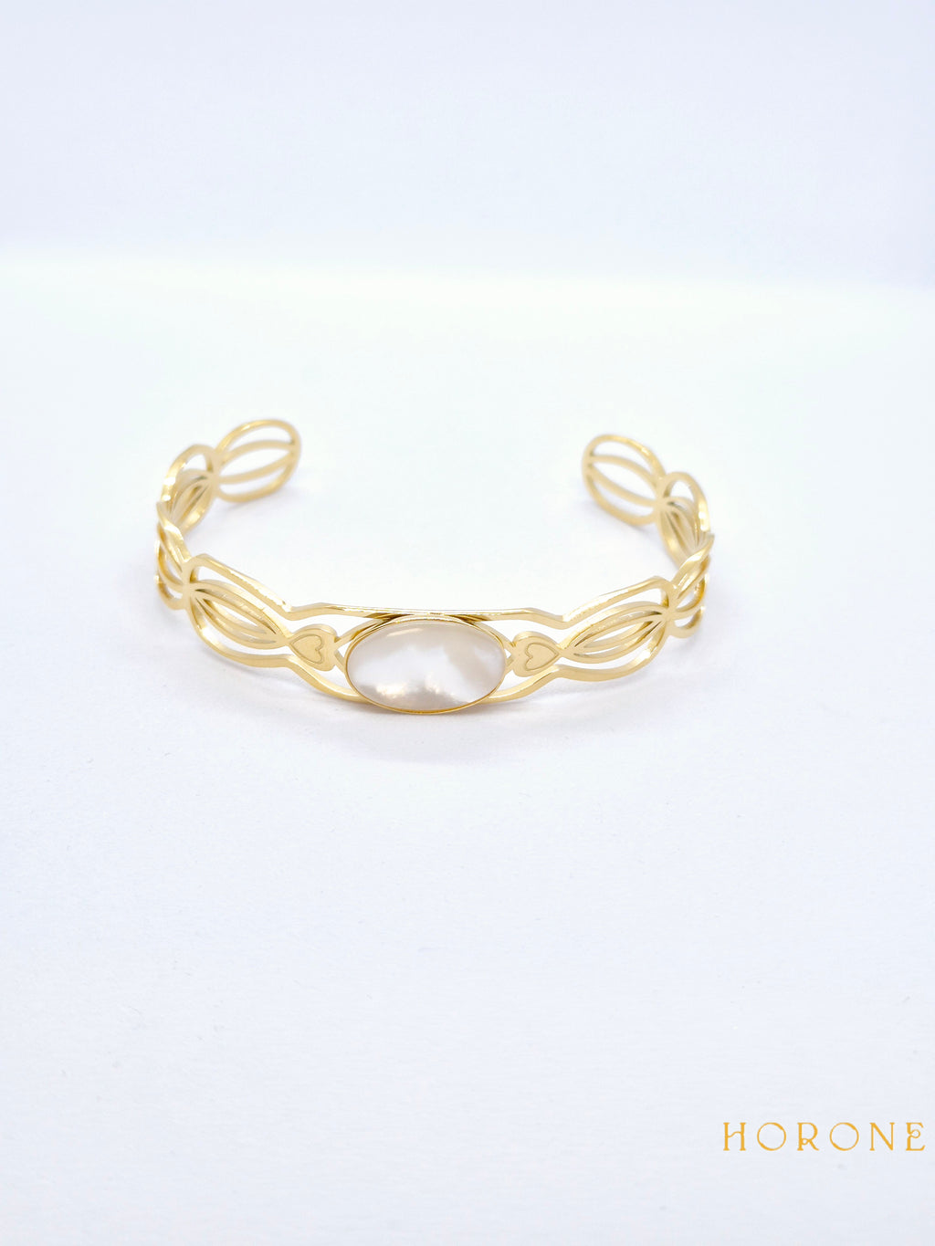 Bracelet "Tjilel" • Acier inoxydable doré
