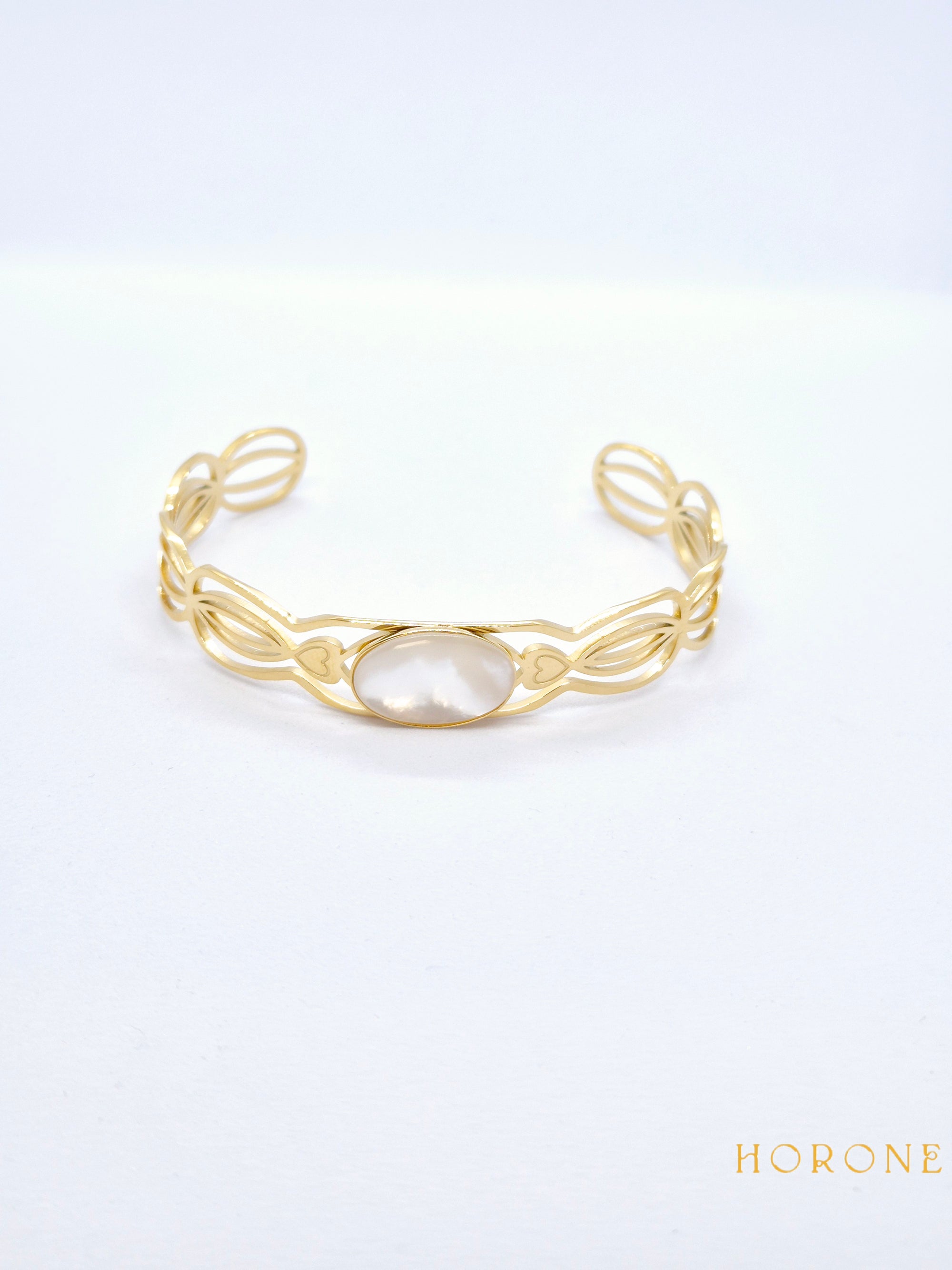 Bracelet "Tjilel" • Acier inoxydable doré