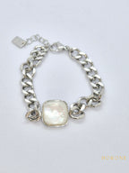 Bracelet "Bahiya" • Acier inoxydable argenté