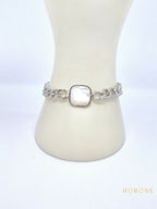 Bracelet "Bahiya" • Acier inoxydable argenté