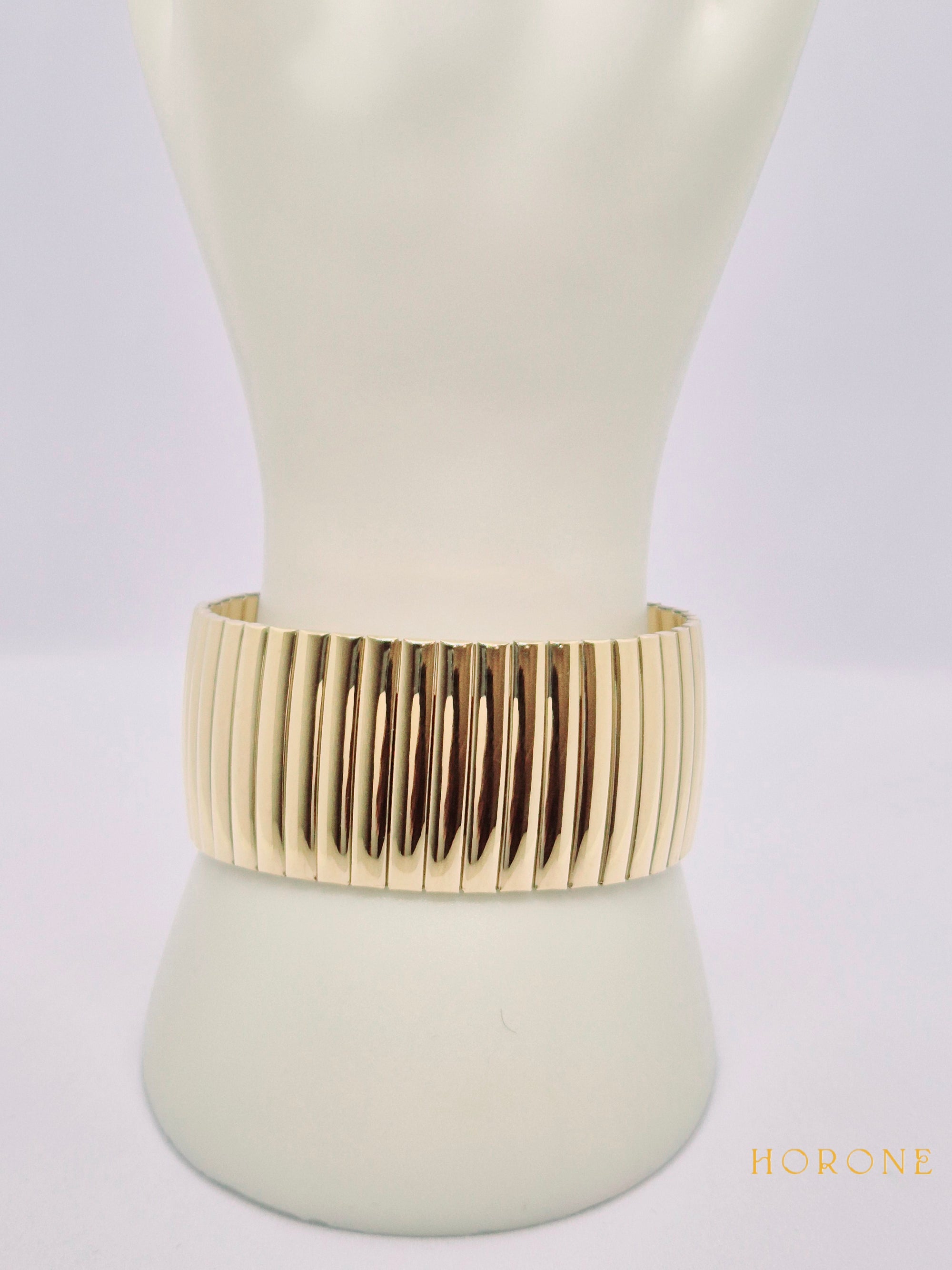 Bracelet "Ayaba" • Acier inoxydable doré