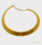 Collier "Ayaba" • Acier inoxydable doré/argenté