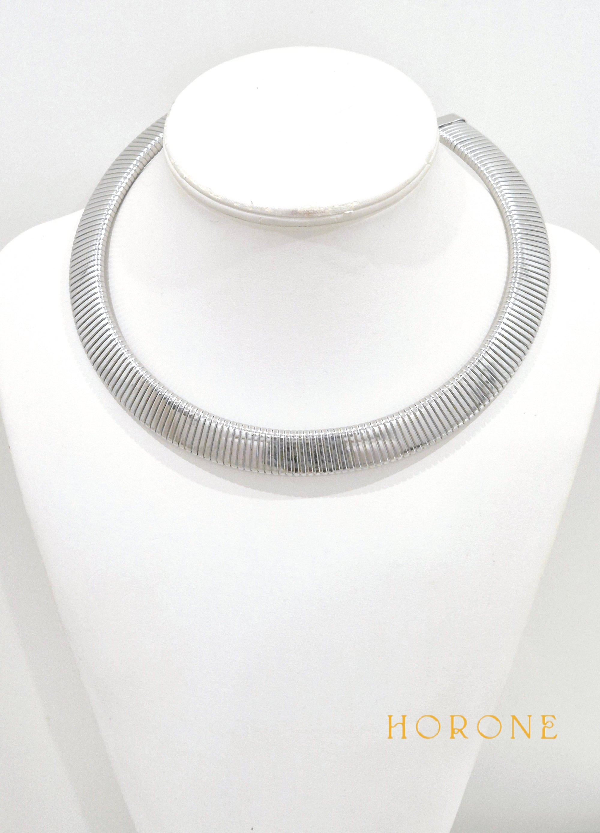 Collier "Ayaba" • Acier inoxydable doré/argenté