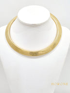 Collier "Ayaba" • Acier inoxydable doré/argenté