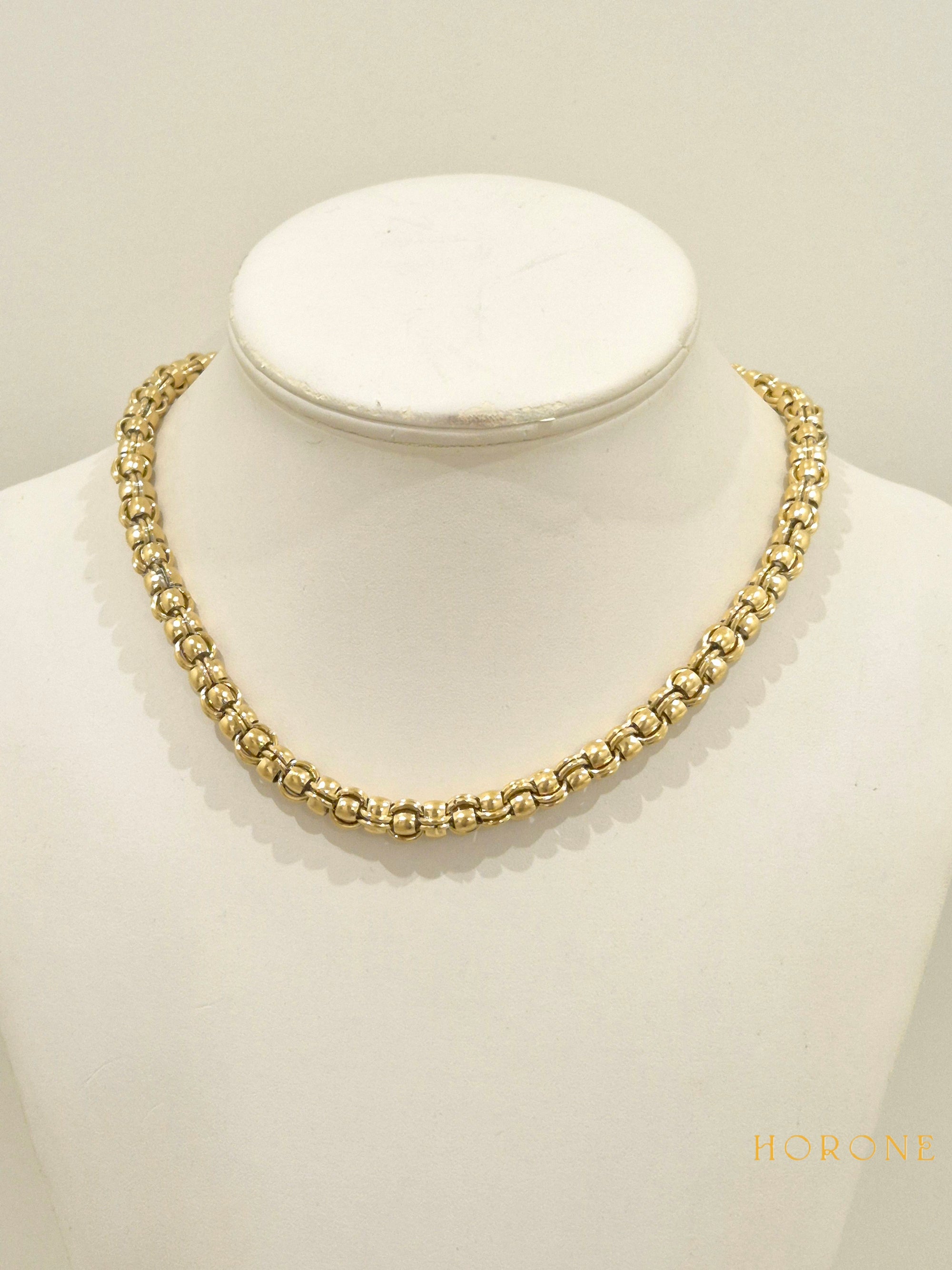 Collier "Ola" • Acier inoxydable doré