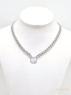 Collier "Bahiya" • Acier inoxydable argenté