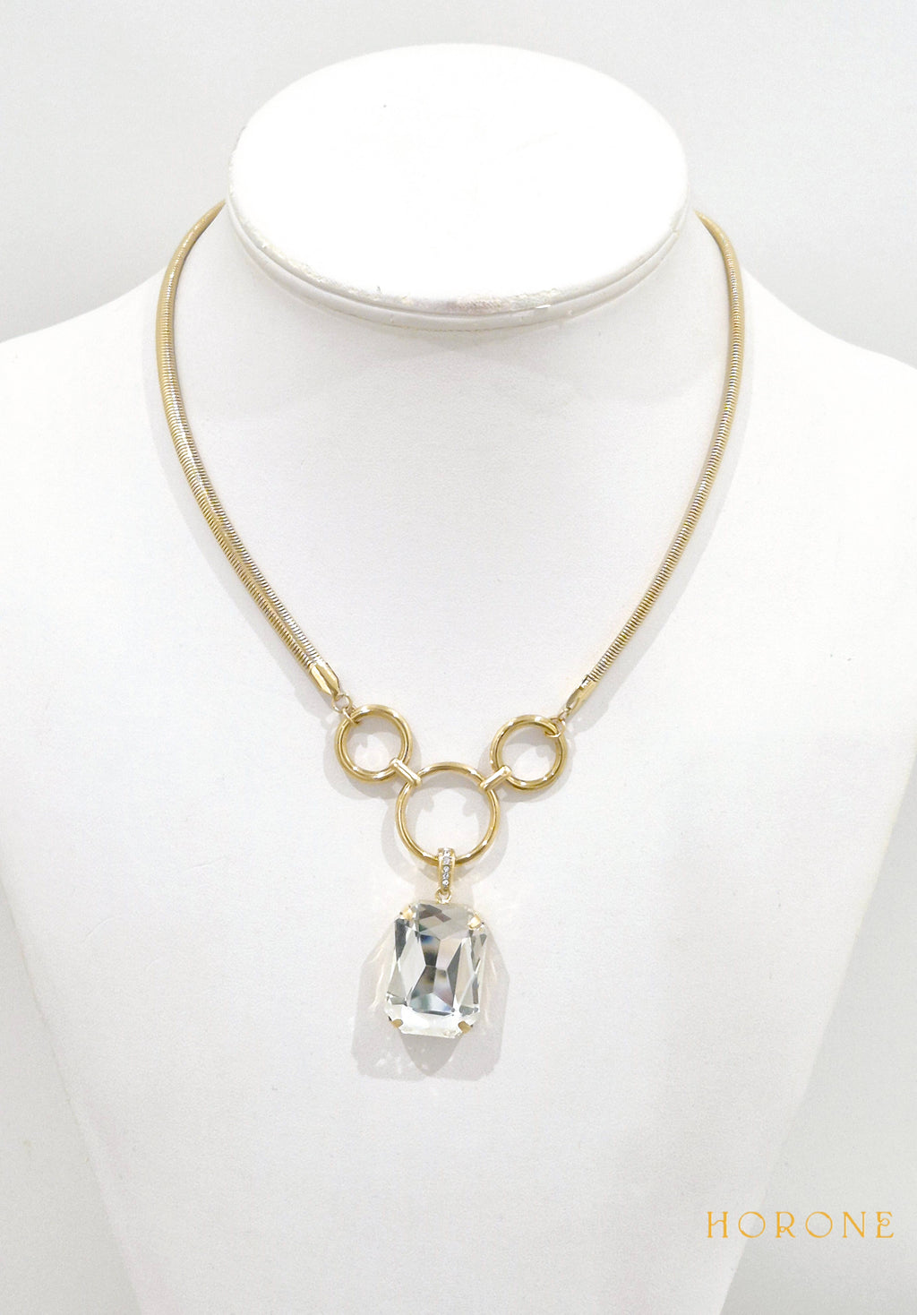 Collier "Aïssata" • Acier inoxydable doré