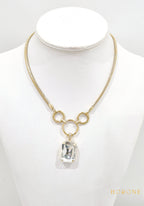 Collier "Aïssata" • Acier inoxydable doré