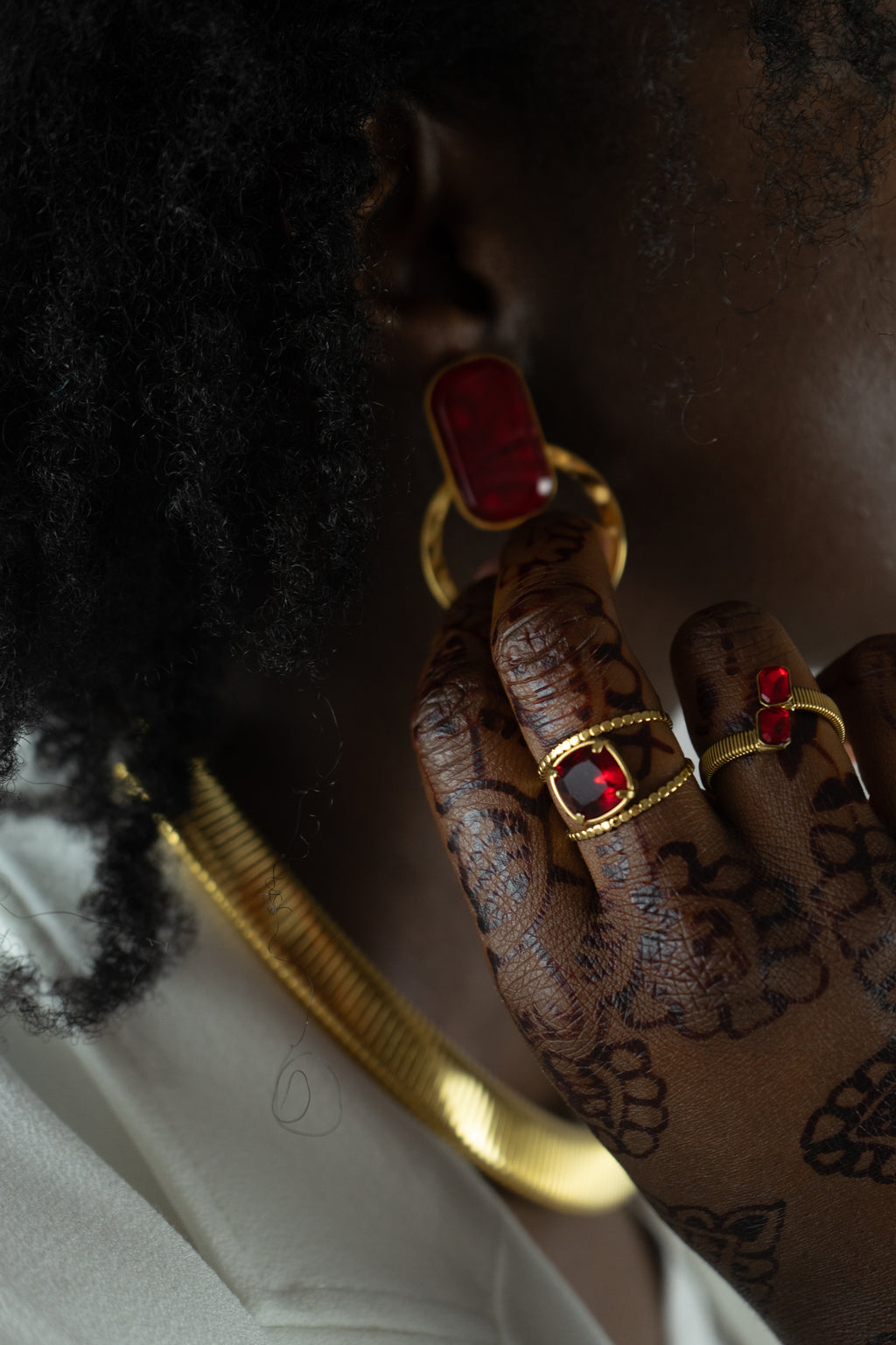 Bague "Emilie" • Acier inoxydable doré