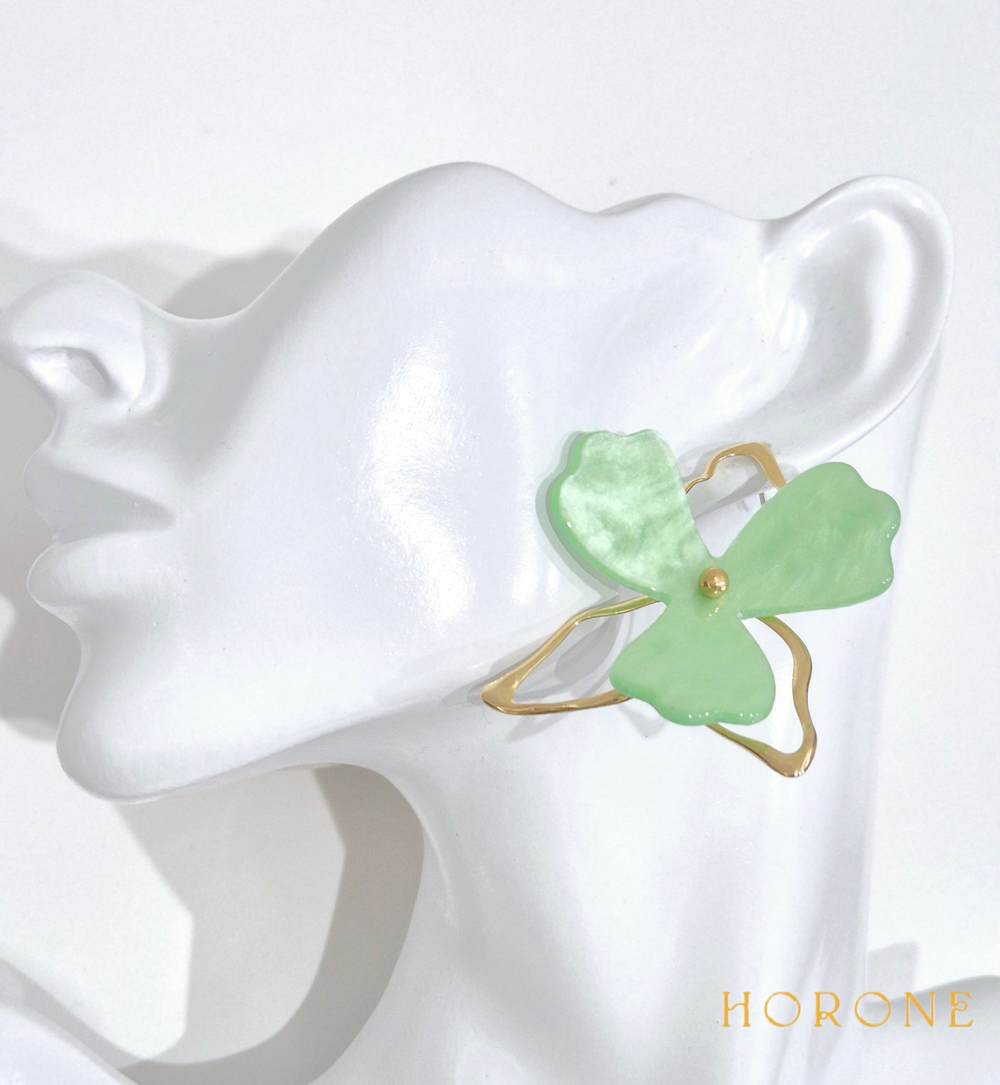 Boucles d'oreilles "Marwa" • Acier inoxydable doré