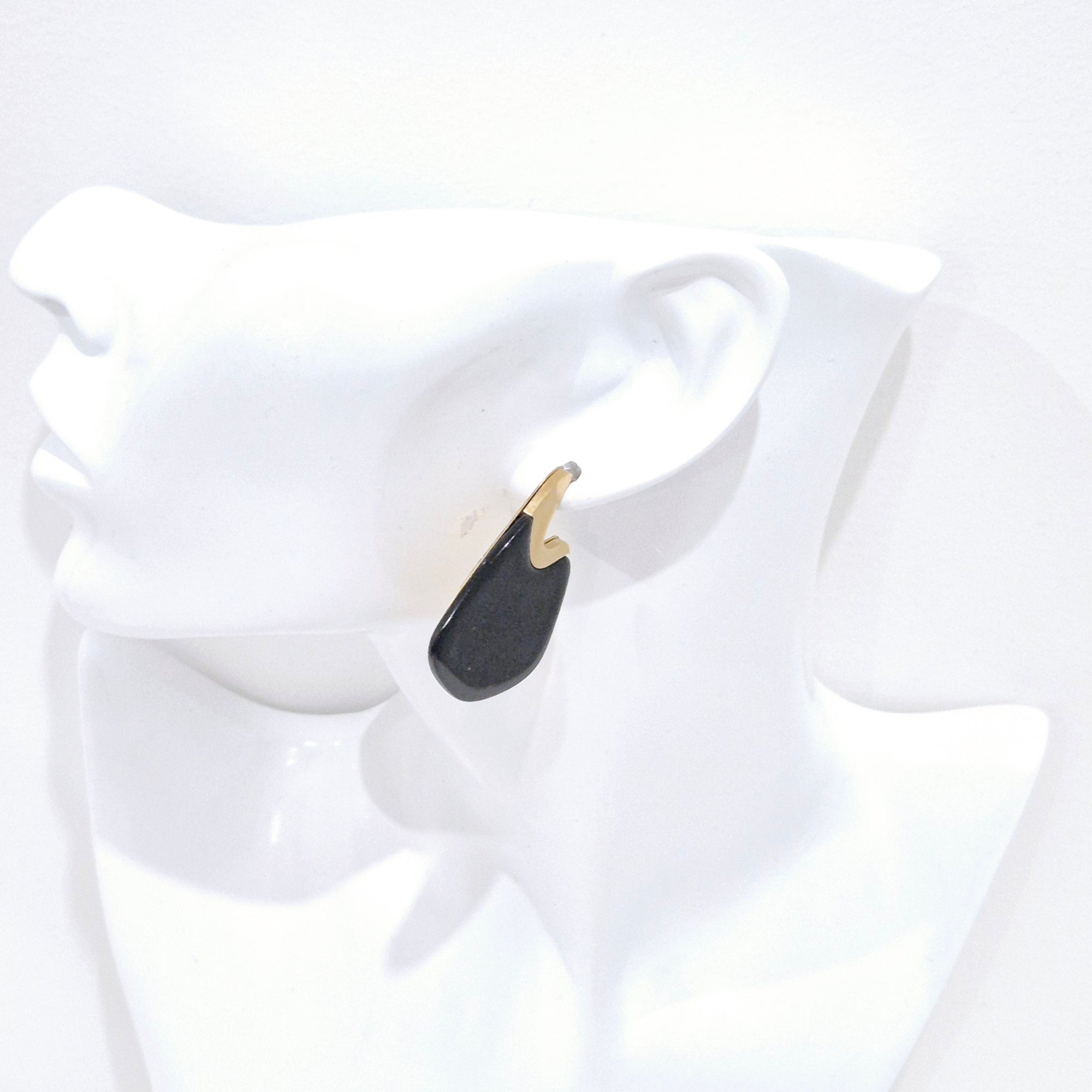 Boucles d'oreilles "Nora" • Acier inoxydable doré