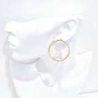 Boucles d'oreilles "Tjilel" • Acier inoxydable doré