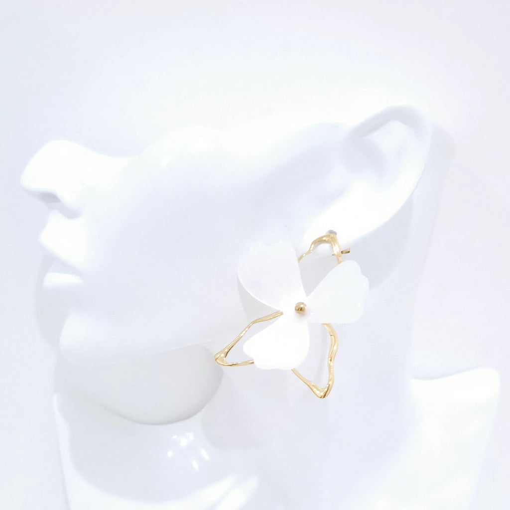 Boucles d'oreilles "Marwa" • Acier inoxydable doré