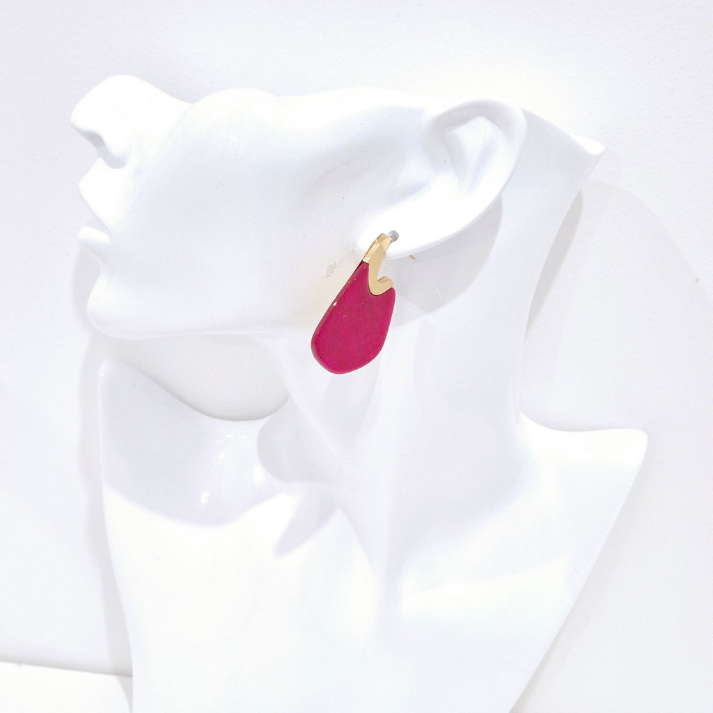 Boucles d'oreilles "Nora" • Acier inoxydable doré